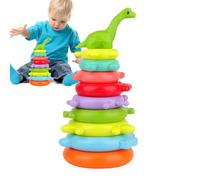 Kids Stacking Rings Toys | Rainbow Balance Stacking Ring | Interactive Balance Stacker Activities, Educational Preschool Learning Board Game for Kindergarten Schools