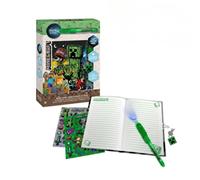 Kids Stationery Set Lockable Diary UV Spy Pen Stickers Back To School