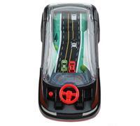 Kids Steering Wheel Toy for Simulation Racing Adventure Promoting Cognitive and Motor Skill Development (black)