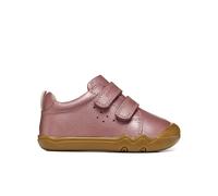 Kids Steppieup Soft Leather Slippers Pink