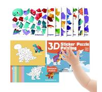 Kids Sticker Activity Book,Educational Travel Activity | Children's Stickers By Numbers - for Kids Boys Girls Travel Car Airplane Train Preschool Homeschool Holidays Birthdays