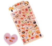 Kids Stickers | Cartoon Animal Decals,3D Bubble Sticker - for Laptops Phone Case Party Birthday Activity Reward -Prizes -Crafts