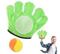 Kids' Sticky Ball Gloves Toy,Outdoor Set Catch Racket Suction Cup Toys Catch Gloves Paddle | Beach Toy Ball Playing Toss Game Stress Toys for Outdoors