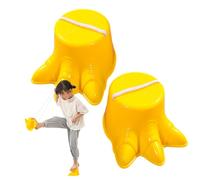 Kids Stilts | Big Feet Stilts Active Kids Toys | Classic Picnic Game Set Anti-Slip Dinosaur Foot Shape Stilt Walking Cup Toys for Party Birthday Game School