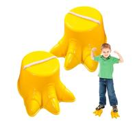 Kids Stilts - Walking Buckets Big Feet Stilts | Classic Picnic Game Set Anti-Slip Dinosaur Foot Shape Stilt Walking Cup Toys for Kids Party Birthday Game School