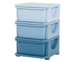 Kids Storage Units Childrens 3 Tier Drawer Chest Vertical Dresser Tower