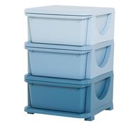 Kids Storage Units with Drawers 3 Tier Chest Vertical Dresser Tower