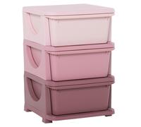 Kids Storage Units with Drawers Childrens 3 Tier Chest Vertical Dresser Tower
