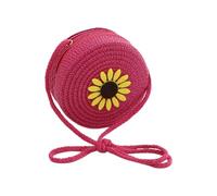 Kids Straw Woven Shoulder Bag with Adjustable Shoulder Strap, Compact Storage Daily Essentials and Outdoor Adventures, Straw Bag For, B, Mass Beauty