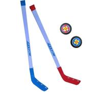Kids Street Hockey Stick Set, Youth Street Hockey Sticks with Outdoor Roller Hockey Ball, Perfect Hockey Starter Set for Kids