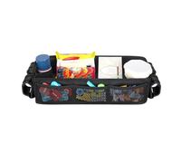 Kids Stroller Organizer - Oxford Cloth Stroller Caddy Organizer | Caddy Organizer Stroller Bag Organizer, Stroller Snack Tray Attachment, Stroller Cup Holder with Snack Tray