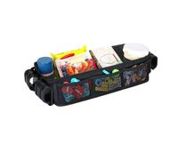 Kids Stroller Organizer | Stroller Organizer Tray | Oxford Cloth Stroller Caddy | Stroller Bag Organizer, Stroller Snack Tray Attachment, Cup Holder Snack Tray, Baby Stroller Storage Solution