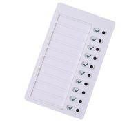 Kids Study Schedule Board Daily Routine Chart & Chore Checklist 12x20cm Visual Planner Task Organiser