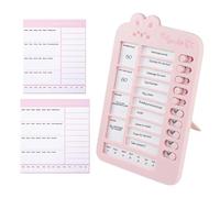 Kids Study Slide Task Chart - Checklist Slider Board | Classroom Bedroom Stationery Visual Routine Planning Board for the Day