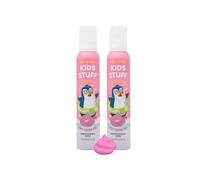 Kids Stuff Crazy Foaming Soap Pink Bundle with Apple Fragrance - Dermatologically Tested Kids Body Foaming Soap - Gently cleanses young skin, Vegan, Cruelty Free - 200ml (Pack of 2)
