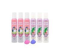 Kids Stuff Crazy Foaming Soap Pink & Purple with Strawberry & Apple Fragrance - Dermatologically Tested Kids Foaming Soap - Gently cleanses young skin, Vegan, Cruelty Free - 200ml (Pack of 6)