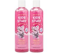 Kids Stuff Pink Sparkling Bubble Bath | Kids Bubble Bath with Strawberry Swirl Scent | Turns Water Pink & Sparkling for Bathtime Fun | Dermatologically Tested | Mild & Gentle on Skin | Vegan | 300ml