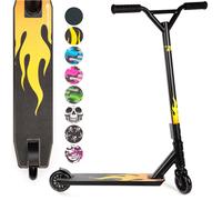 Kids Stunt Scooter Flame 360 Degree Spin 2 Wheel Trick by Land Surfer
