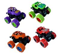 Kids Stunt Toy Car | Cool Friction Powered Push And Go Car - 360 Degree Rotation Pull Back Shockproof Stunt Toy For Kids Boys