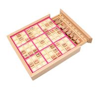 Kids Sudoku, Sudoku for Kids, Colored Puzzles with Drawer, Educational Wooden Board Games for Home, School, Travel, Style-2