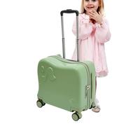Kids Suitcase with Wheels | Elephant Rolling Bag Lightweight and Portable Design for Smooth Travel | Perfect Carry-on Luggage Boys Girls - Ideal Vacations, Preschool Trips, Airport Use, W