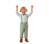 Kids Suits For Boys,Toddler Boy Suspenders Outfit Two Piece Formal With Bow Tie For Infant First Birthday Party And Photoshoot
