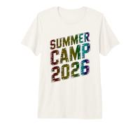 Kids Summer Camp 2026 Camping Chaos Coordinator Squad Nurse Premium T-Shirt