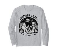 Kids Summer Camp Alien Bigfoot Hiking Squad Director Nurse Long Sleeve T-Shirt