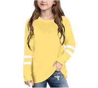 Kid's Summer T-Shirt Cute Stripes Crewneck Short Sleeve Pullover Boys Girls Preppy Y2k T Shirts Boys Girls Street Blouse for Unisex Teenage Back to School Lounge Party Holiday Tee