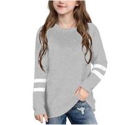 Kid's Summer T-Shirt Cute Stripes Crewneck Short Sleeve Pullover Boys Girls Preppy Y2k T Shirts Boys Girls Street Blouse for Unisex Teenage Back to School Lounge Party Holiday Tee