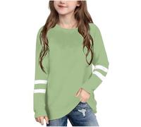 Kid's Summer T-Shirt Cute Stripes Crewneck Short Sleeve Pullover Boys Girls Preppy Y2k T Shirts Boys Girls Street Blouse for Unisex Teenage Back to School Lounge Party Holiday Tee