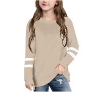 Kid's Summer T-Shirt Cute Stripes Crewneck Short Sleeve Pullover Boys Girls Preppy Y2k T Shirts Boys Girls Street Blouse for Unisex Teenage Back to School Lounge Party Holiday Tee