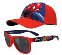 Kids Sunglasses & Baseball Cap Red Set - UV400 Polarized Sun Shades and Adjustable Trucker Cap for Boys & Girls - Summer Holiday Accessories for Ages 3+