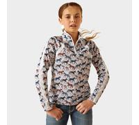 Kids Sunstopper 3.0 1/4 Zip Base Layer, Multi Coloured XXL