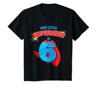 Kids Superhero 6 Year Old Boy Super Hero 6th Birthday T-Shirt