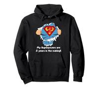 Kids Superhero Birthday Gift For 2 Year Old Pullover Hoodie