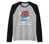 Kids Superhero Birthday Gift for 2 Year Old Raglan Baseball Tee