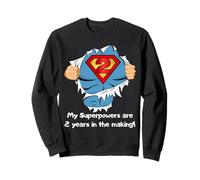 Kids Superhero Birthday Gift For 2 Year Old Sweatshirt