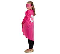 Kids Superhero Cape Fancy Dress (Pink)