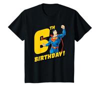 Kids Superman 6th Birthday T-Shirt