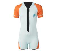 Kids surf shorty wetsuit Aquawave 2 mm Surfini Front-Zip Bleu 8 ans