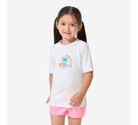 Kids’ Surfing Uv-protection T-shirt - 100 Love Life White