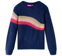 Kids' Sweater Children Toddler Pullover Kids' Sweatshirt Knitwear Knitted Navy v