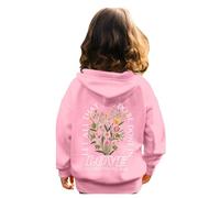 Kids Sweater,Girls Hoodies & Sweatshirts Product Category Children's Printed Round Neck Long Sleeve Hooded Sweatshirt as a Cozy Everyday Top for Girls (100)