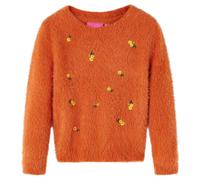 Kids' Sweater Knitted Burnt Orange 116