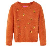 Kids' Sweater Knitted Burnt Orange 128