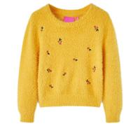 Kids' Sweater Knitted Ochre 128