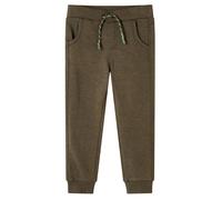 Kids' Sweatpants Khaki Melange 104 vidaXL
