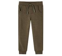 Kids' Sweatpants Khaki Melange 92 vidaXL