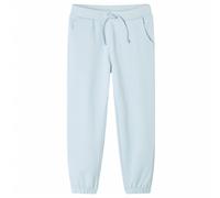 vidaXL Kids' Light Blue Jogger Tracksuit Sweatpants - Cotton Blend Sports Trousers with Drawstring Waist and Pockets, Size 128 for Ages 7-8